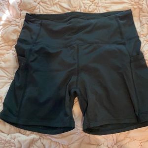 Black biker shorts